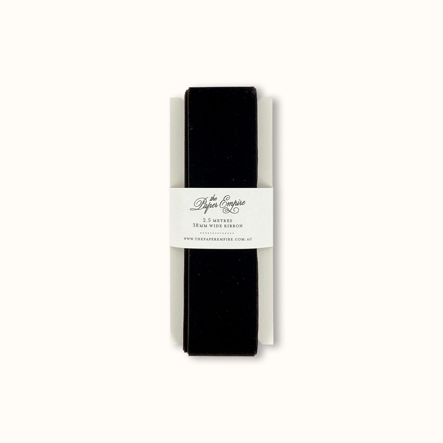Black Velvet Ribbon Paddle