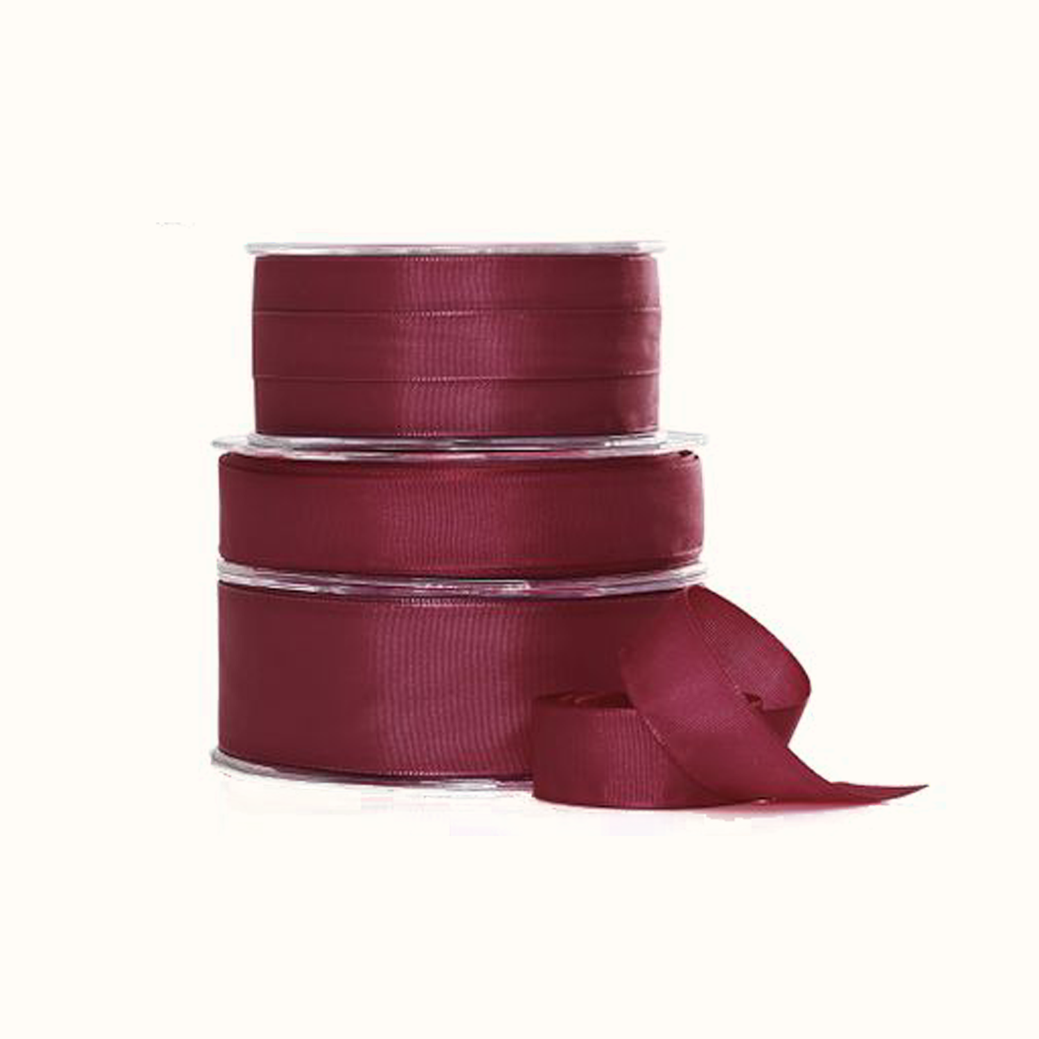 Burgundy Taffeta Ribbon