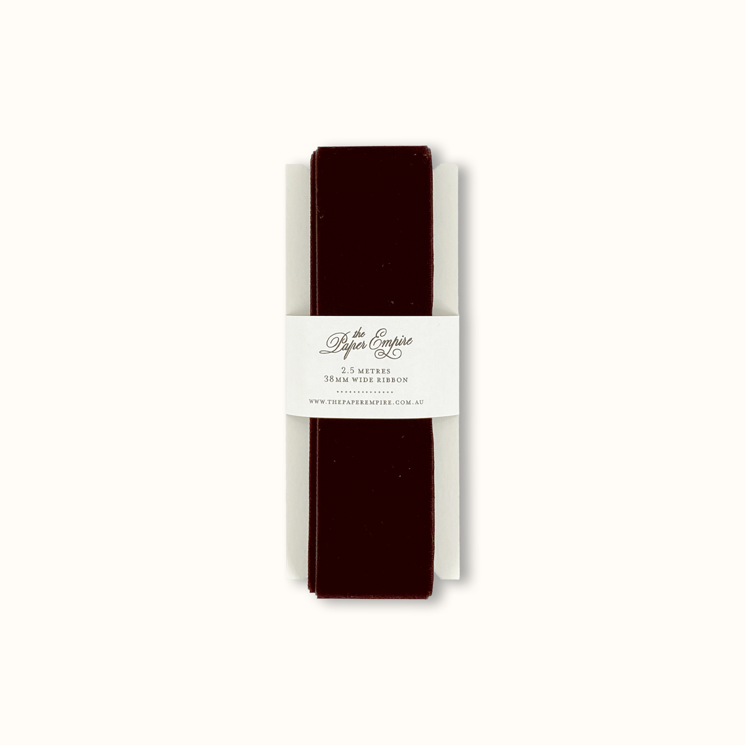 Dark Chocolate Velvet Ribbon Paddle