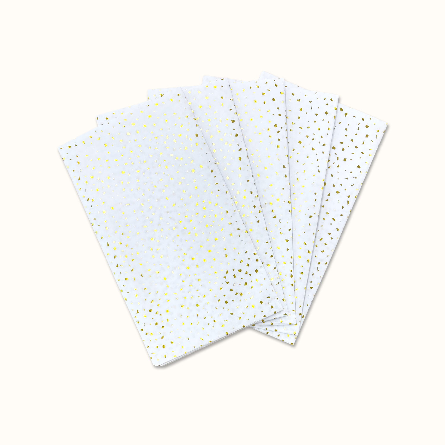 Gold Confetti Satin Tissue Paper