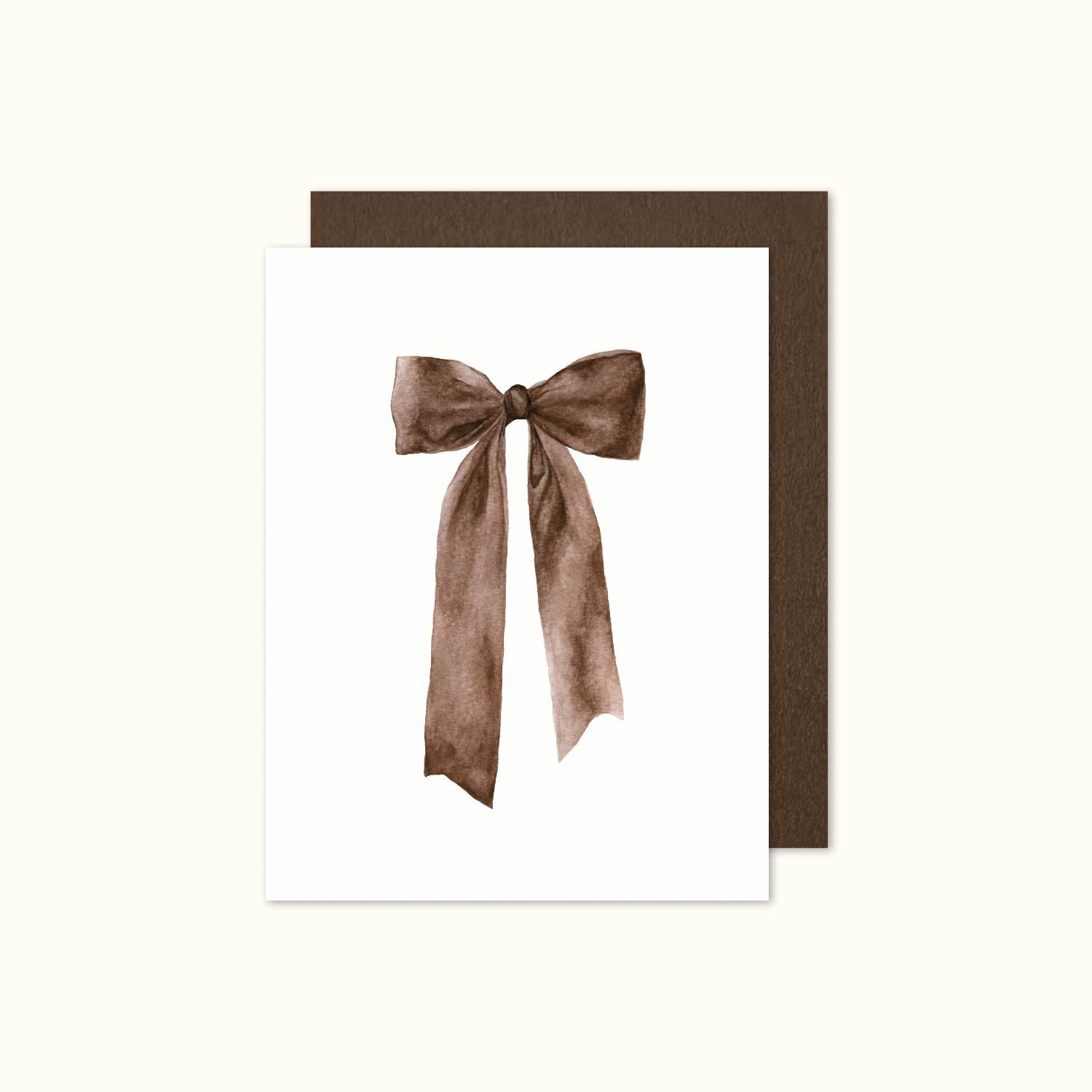 Chocolate Bow Card