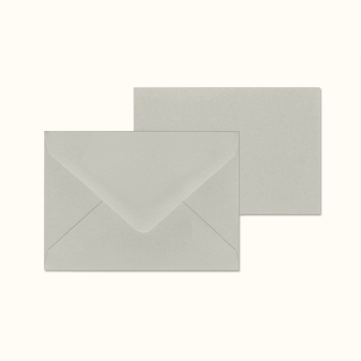 Original Crown Mill Vellum Notecard Set Dove Grey