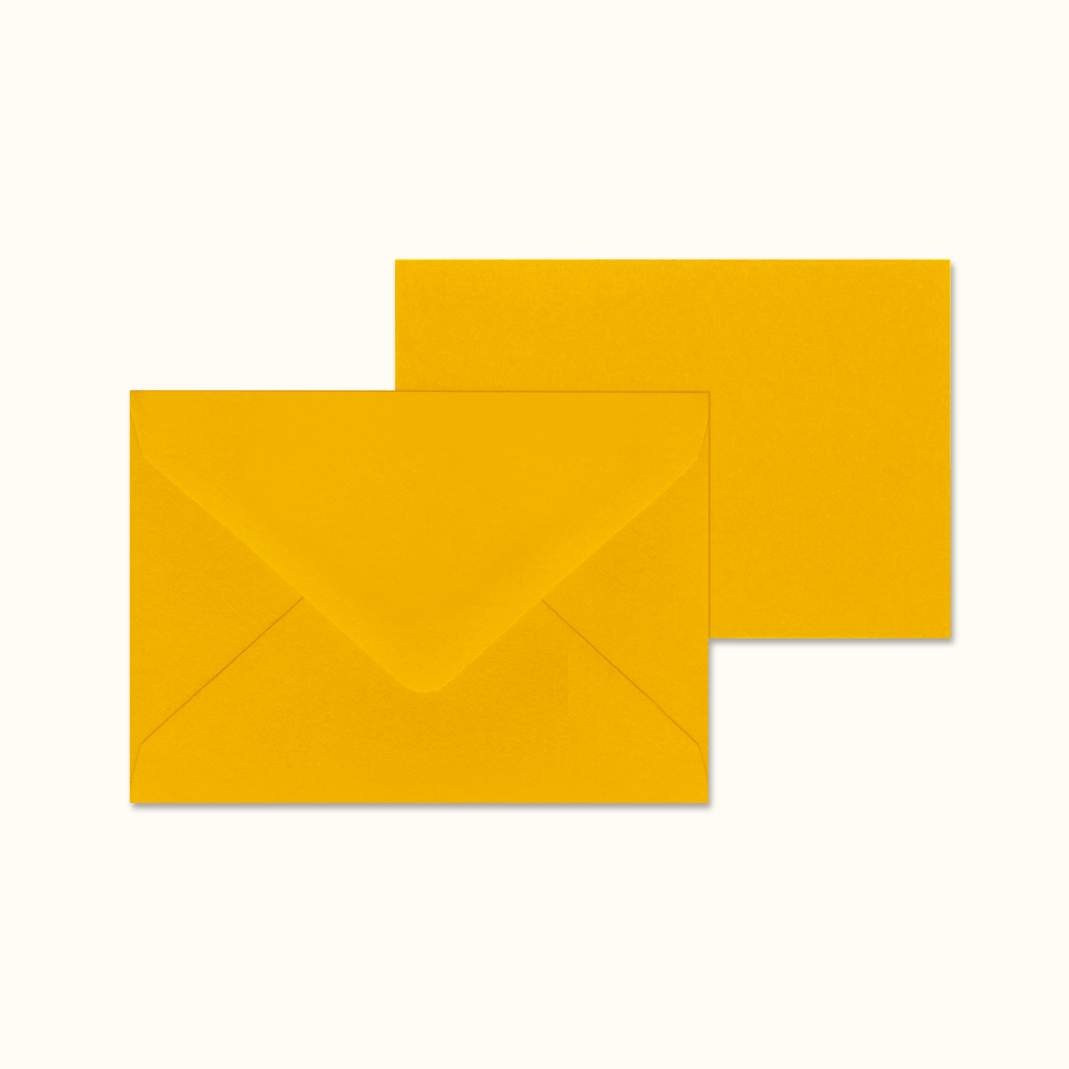 Original Crown Mill Vellum Notecard Set Mango