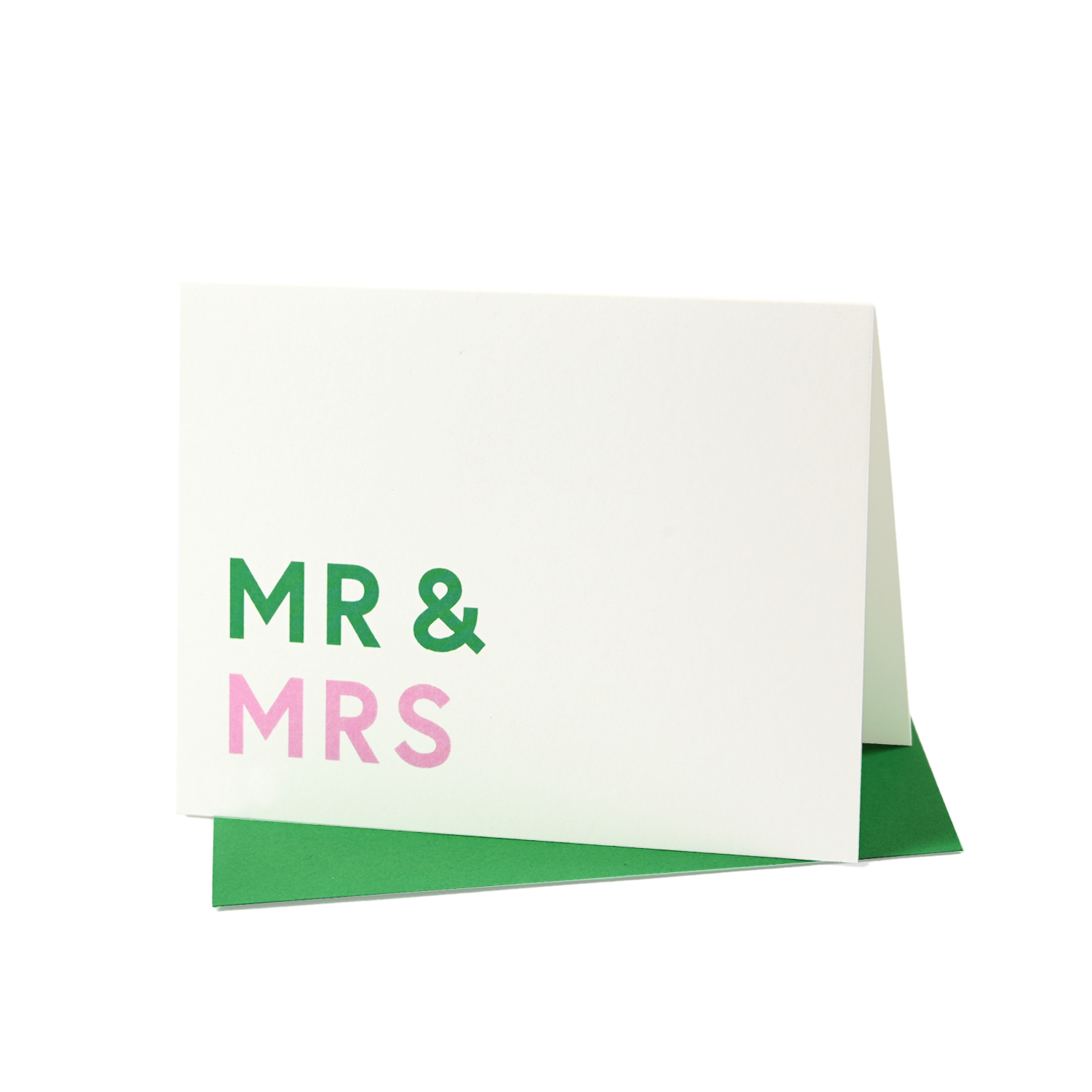 MR and MRS Wedding Greeting Card