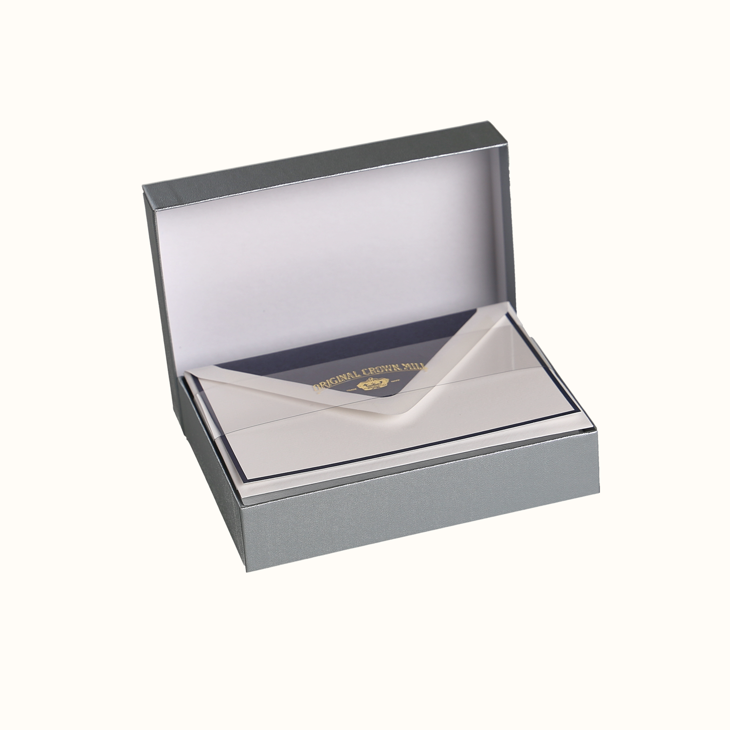 Original Crown Mill Navy and White Notecard Set