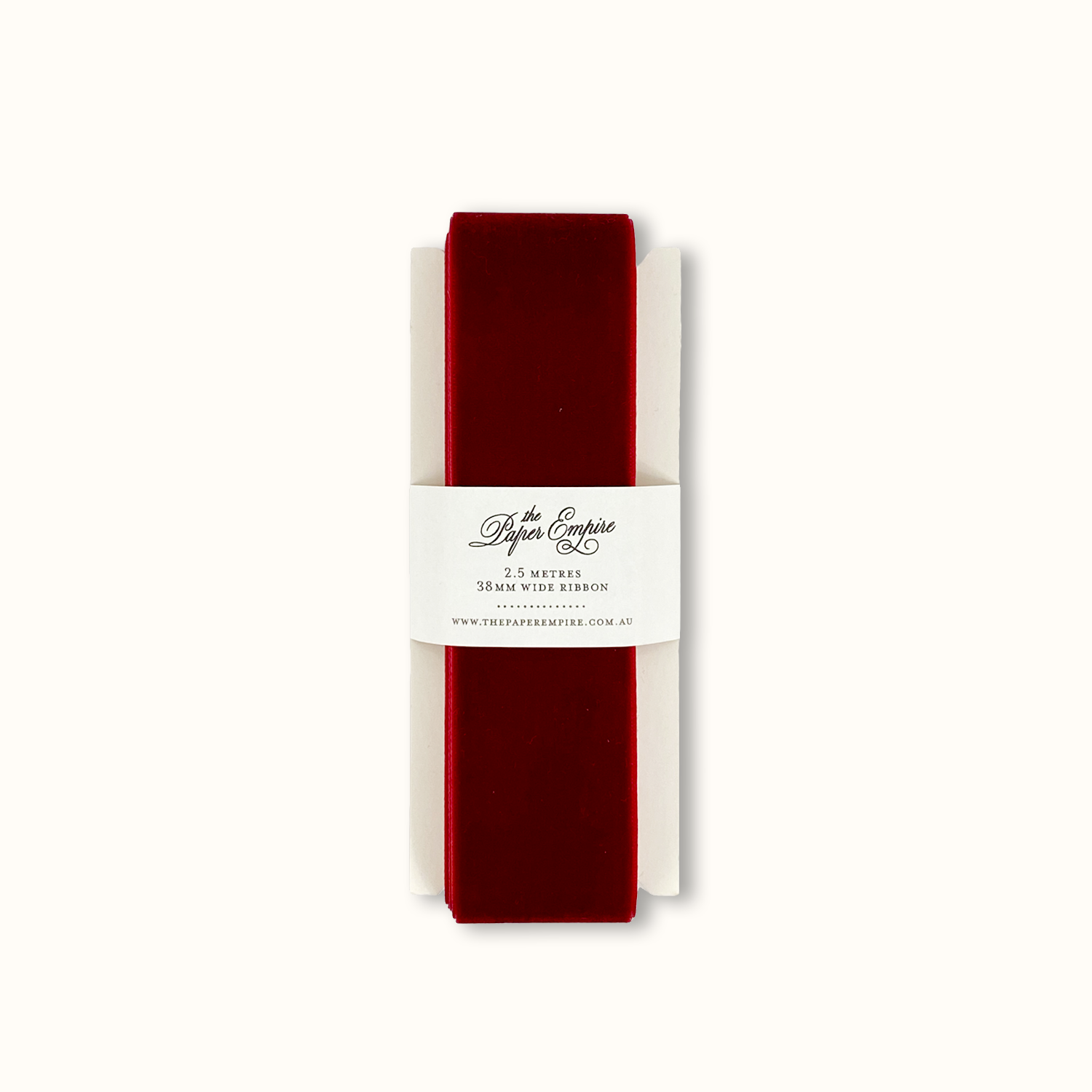 Red Velvet Ribbon Paddle