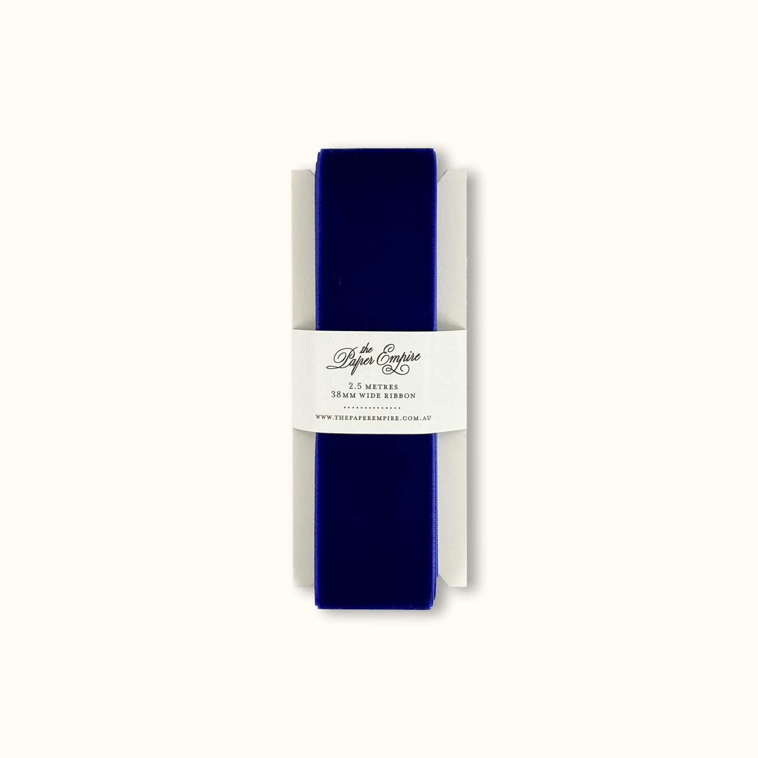 Royal Blue Velvet Ribbon Paddle