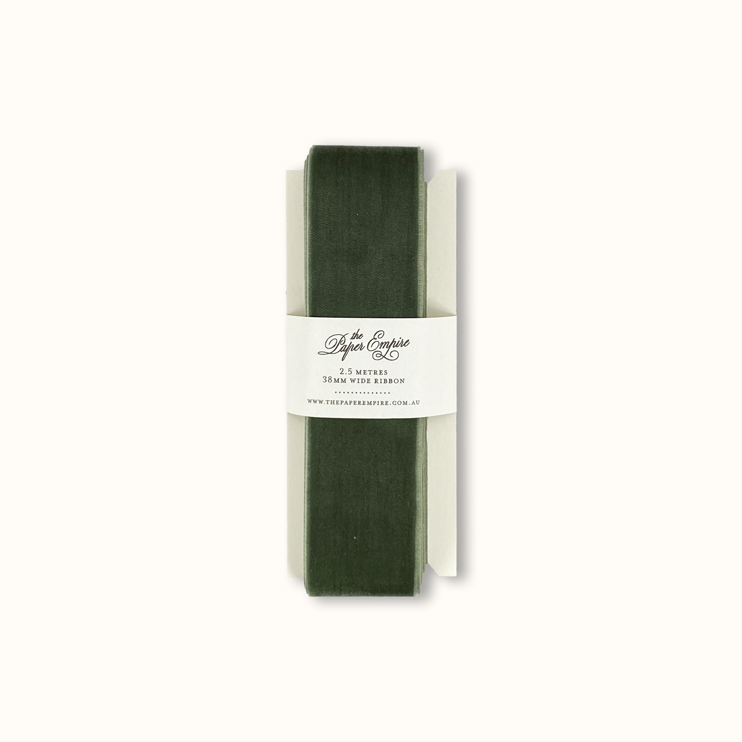 Eucalyptus Velvet Ribbon Paddle