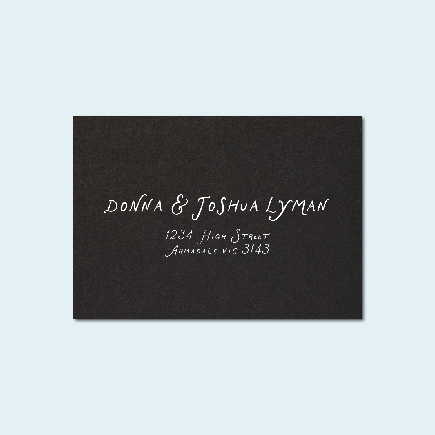 C6 Matte Black Envelopes