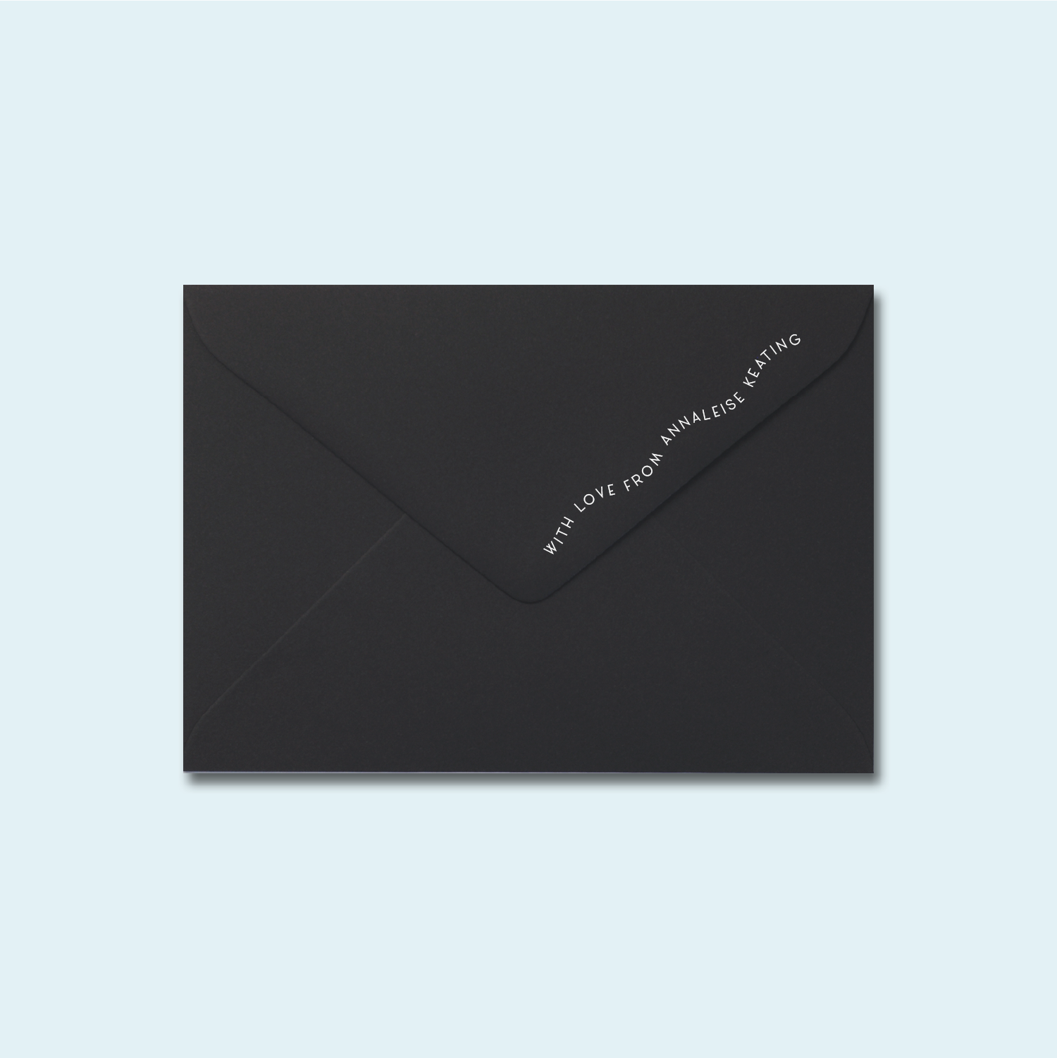 C6 Matte Black Envelopes