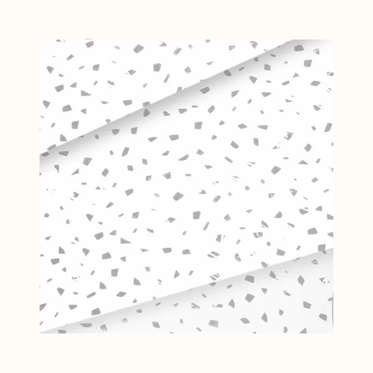 Silver Confetti Satin Tissue Paper
