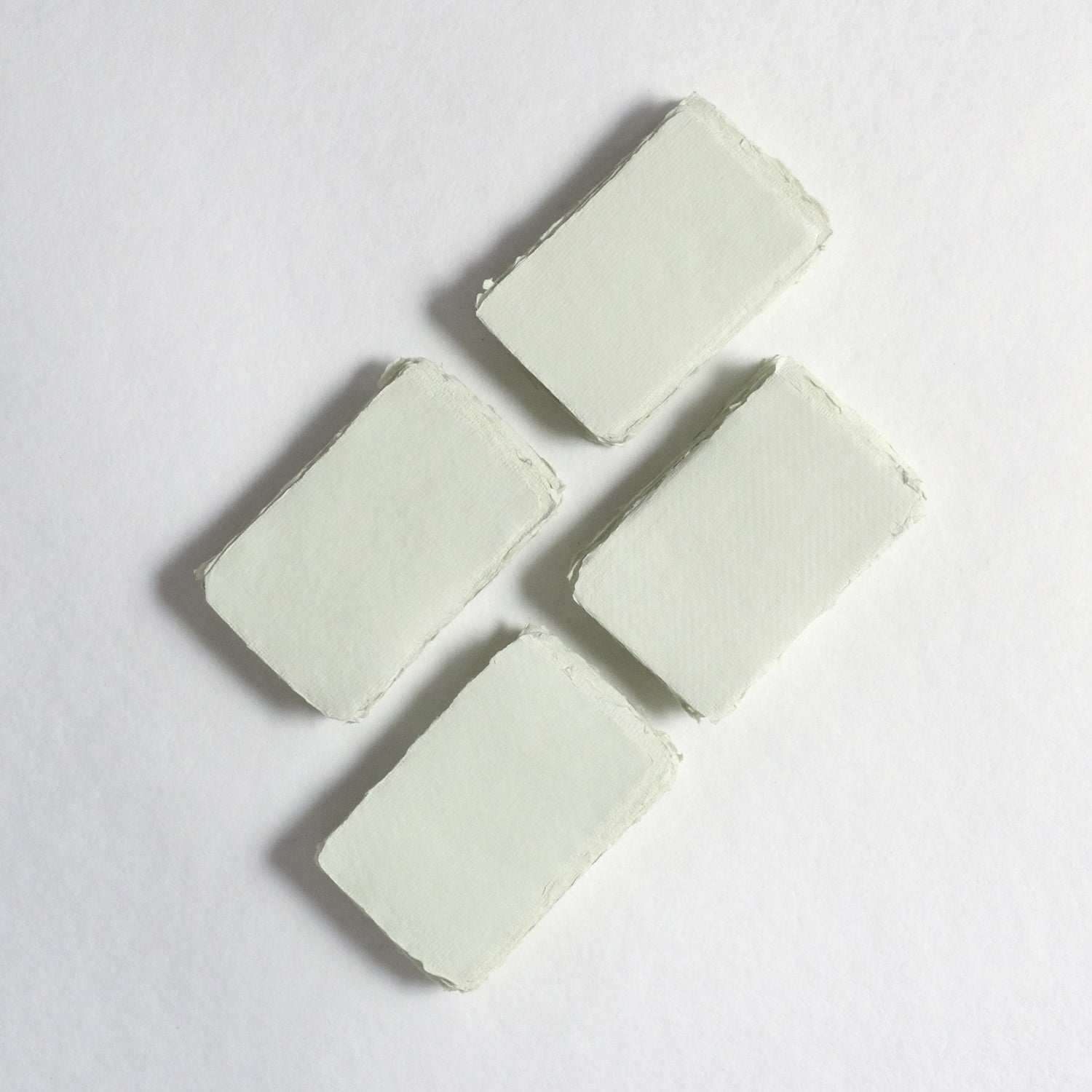 Spring Green Aura Handmade Place Cards