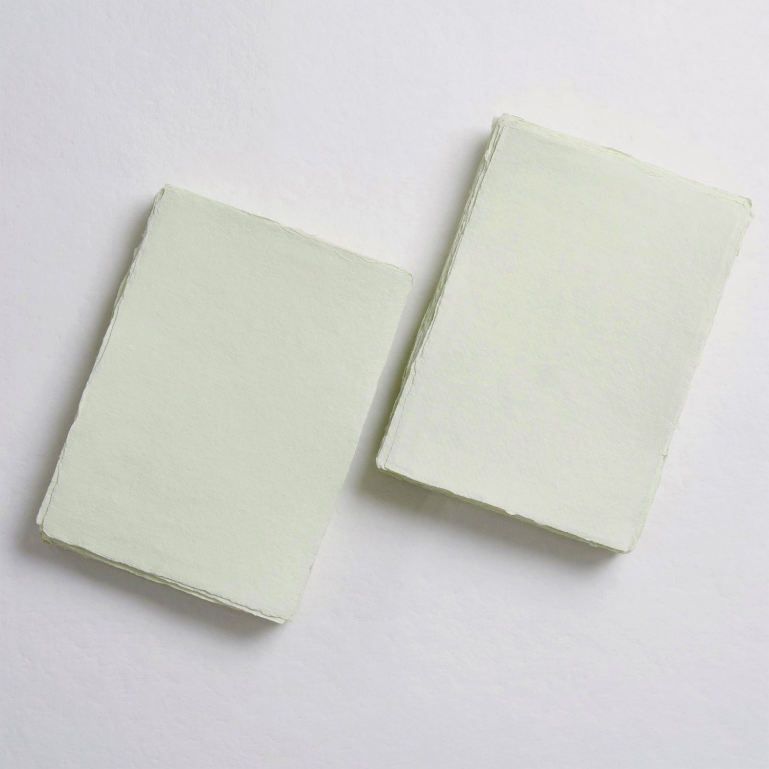 Spring Green Aura Handmade 5x7 Cards