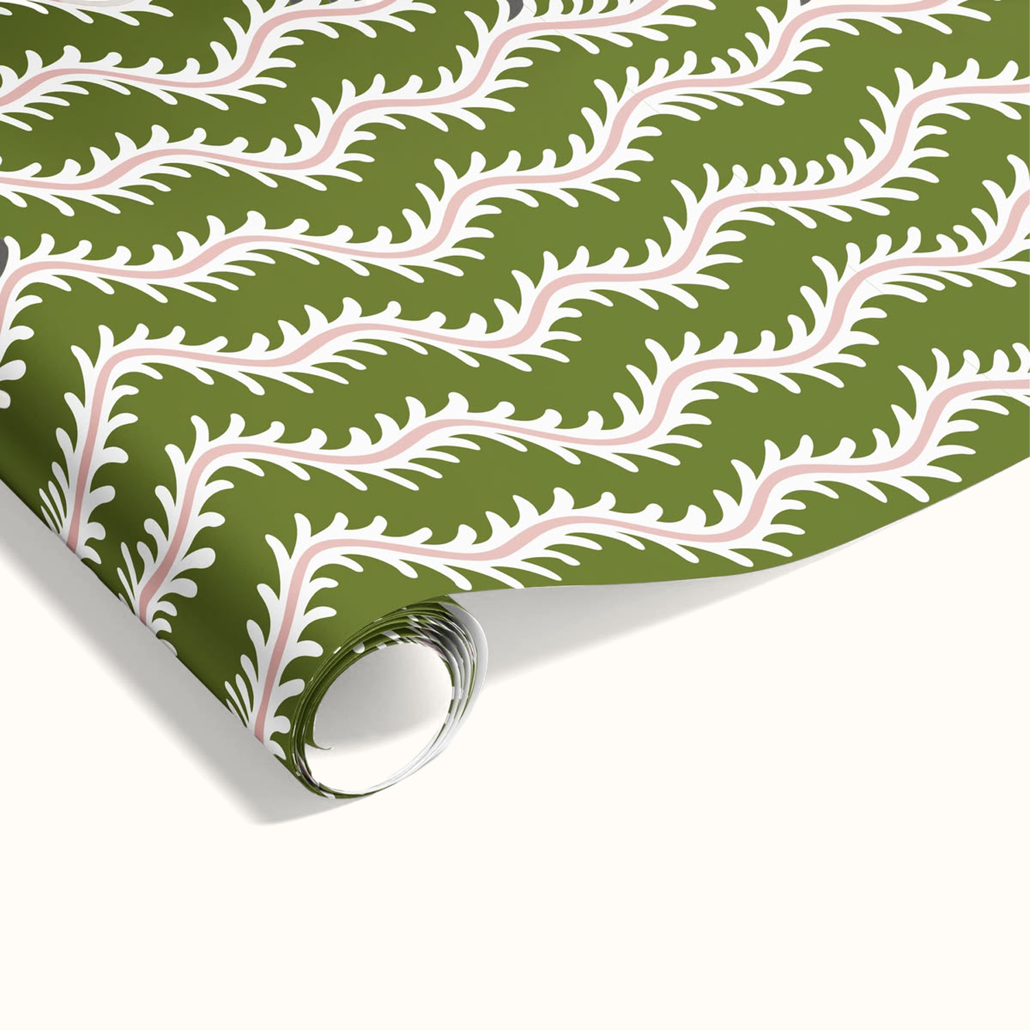Vines Olive and Pink