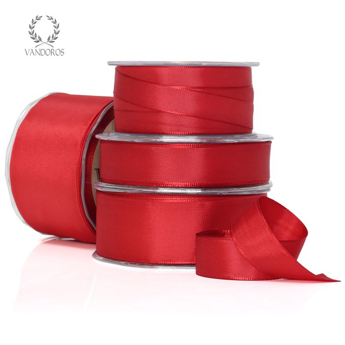 Red Taffeta Ribbon