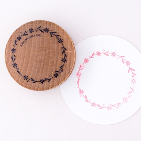 Flower Wreath Stamp