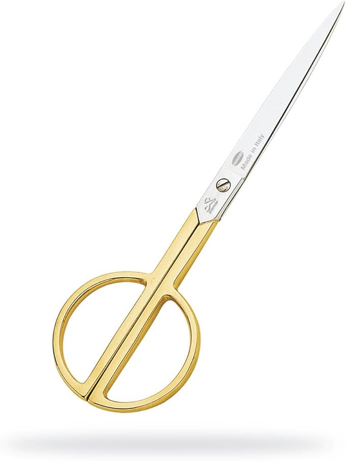 Gold Paper Scissors Round Grip