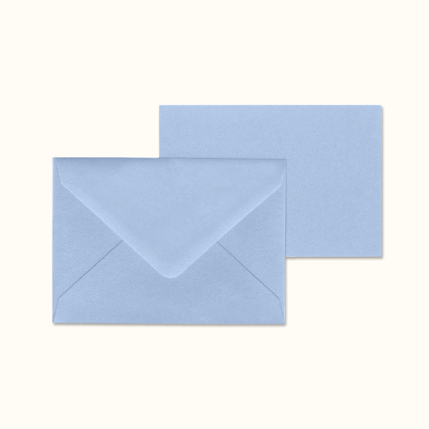 Original Crown Mill Vellum Notecard Set Azure
