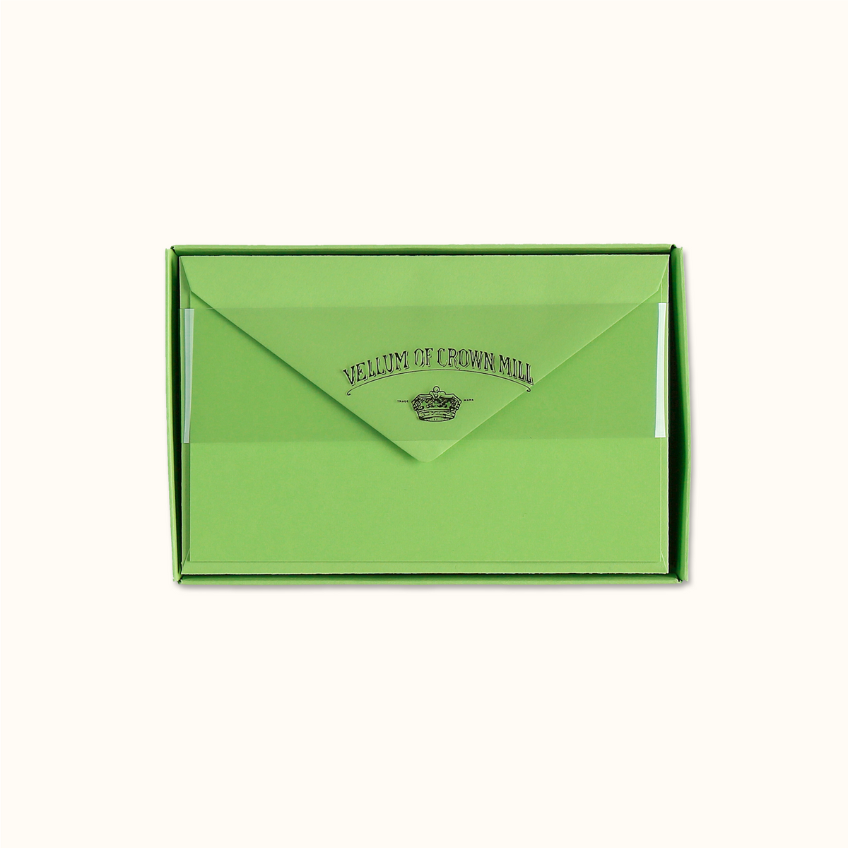 Original Crown Mill Vellum Notecard Set Bamboo