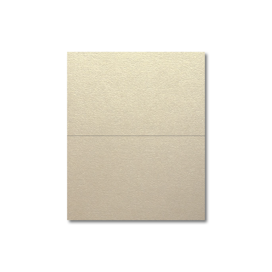Folded Place Cards - Metallic Gold