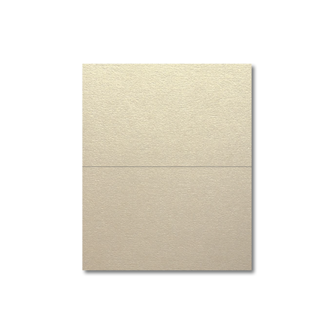 Folded Place Cards - Metallic Gold