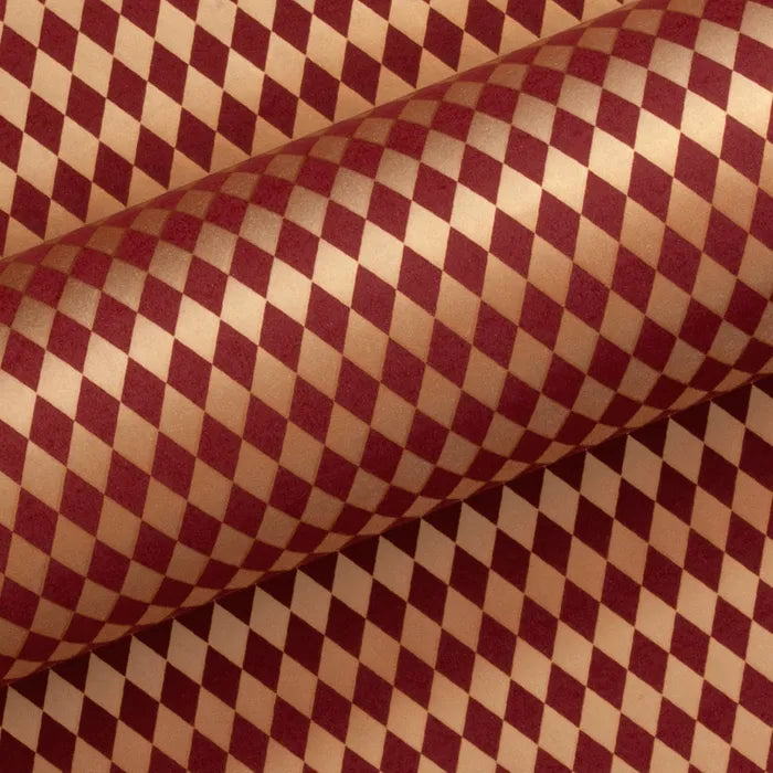 Diamonds Scarlet & Gold Wrapping Paper