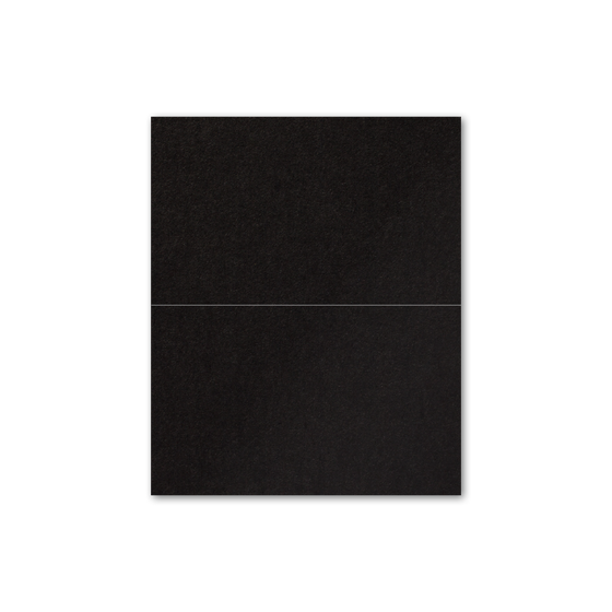 Folded Place Cards - Black