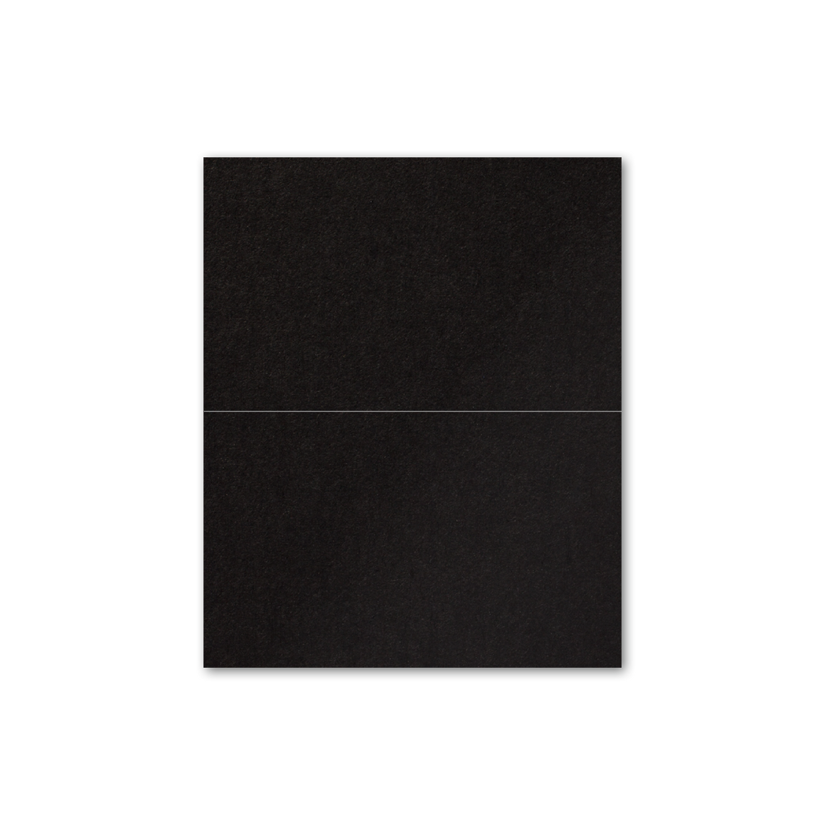 Folded Place Cards - Black