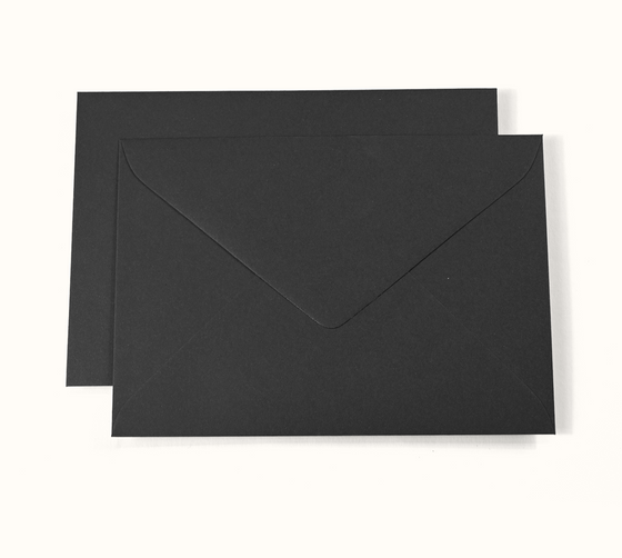 C5 Matte Black Envelopes