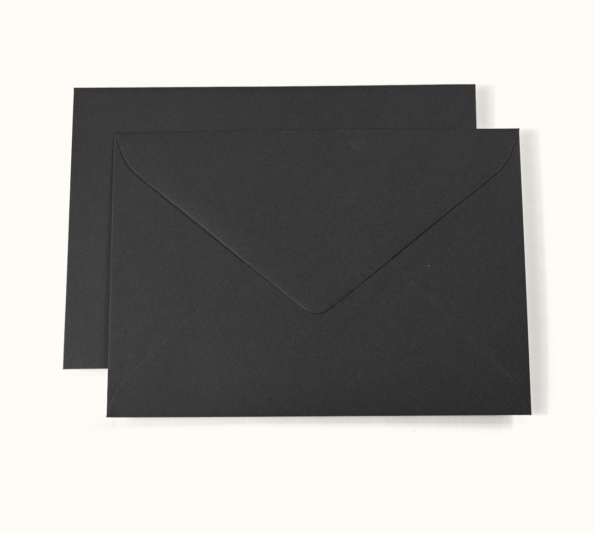 C5 Matte Black Envelopes