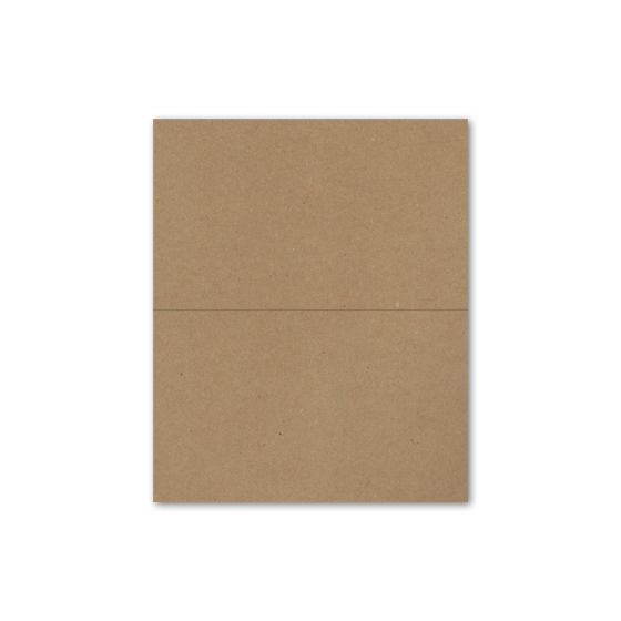 Folded Place Cards - Kraft