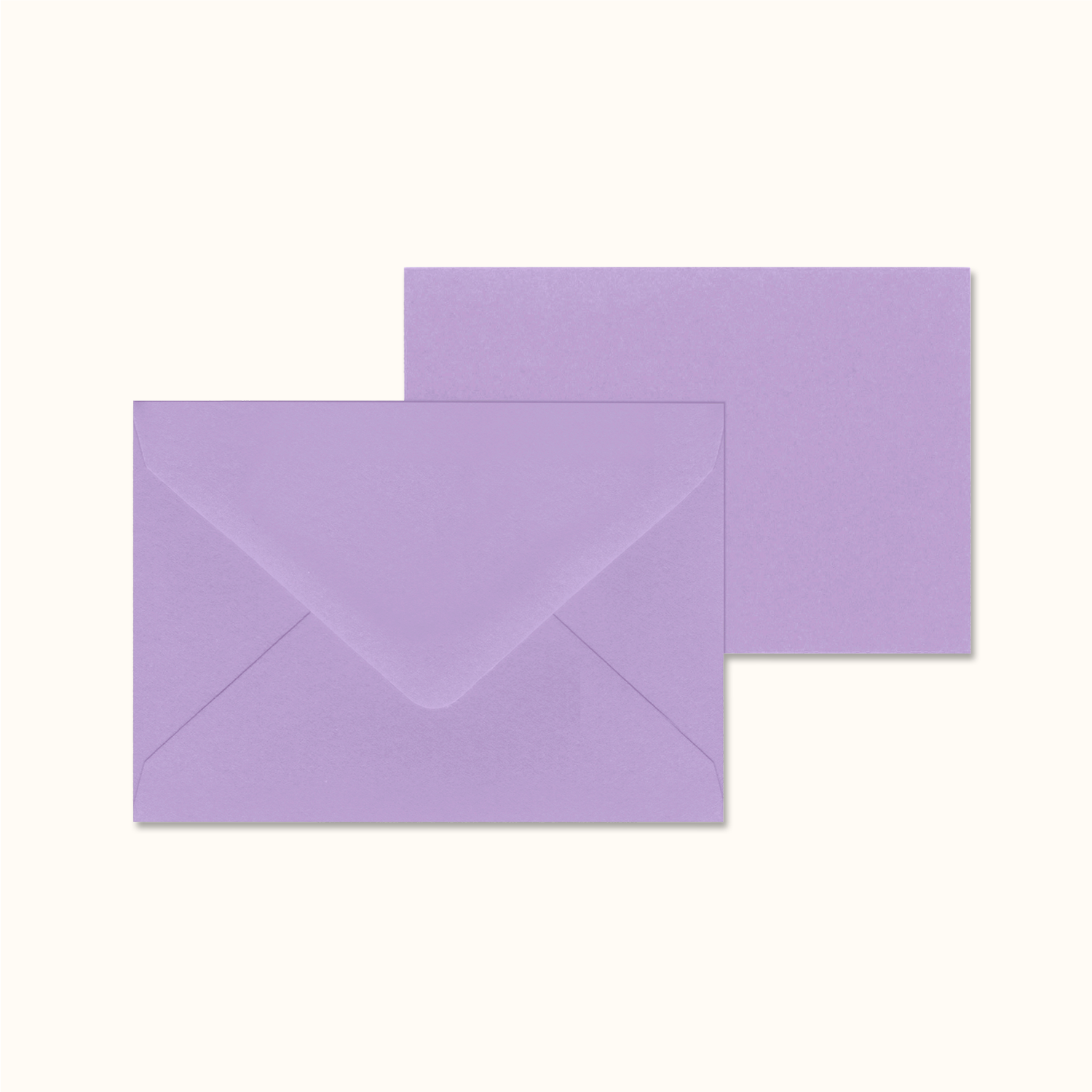 Original Crown Mill Vellum Notecard Set Lavender