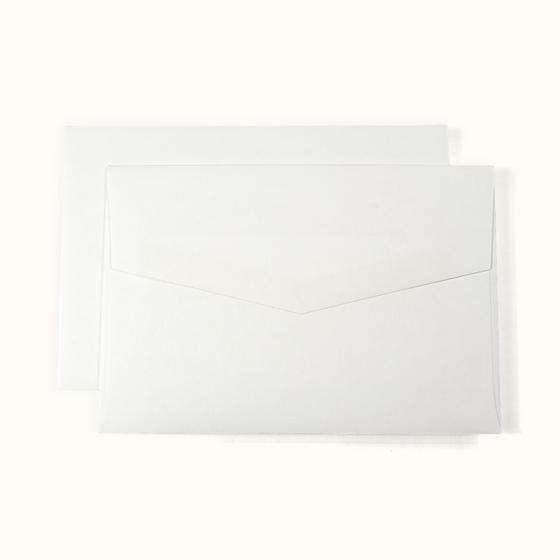 5x7 Marshmallow White Envelopes