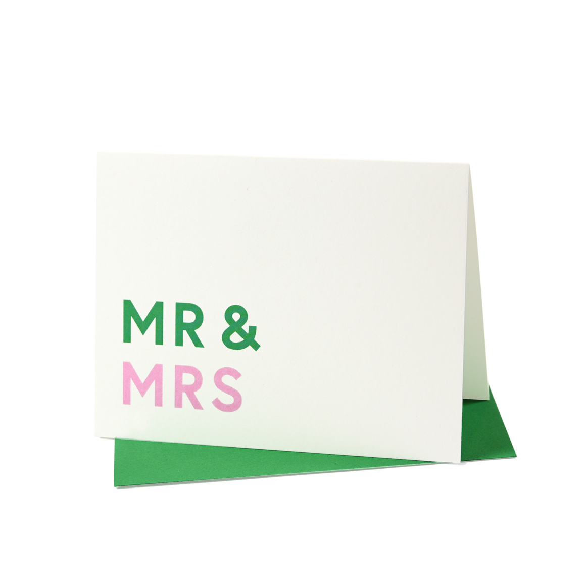 MR and MRS Wedding Greeting Card