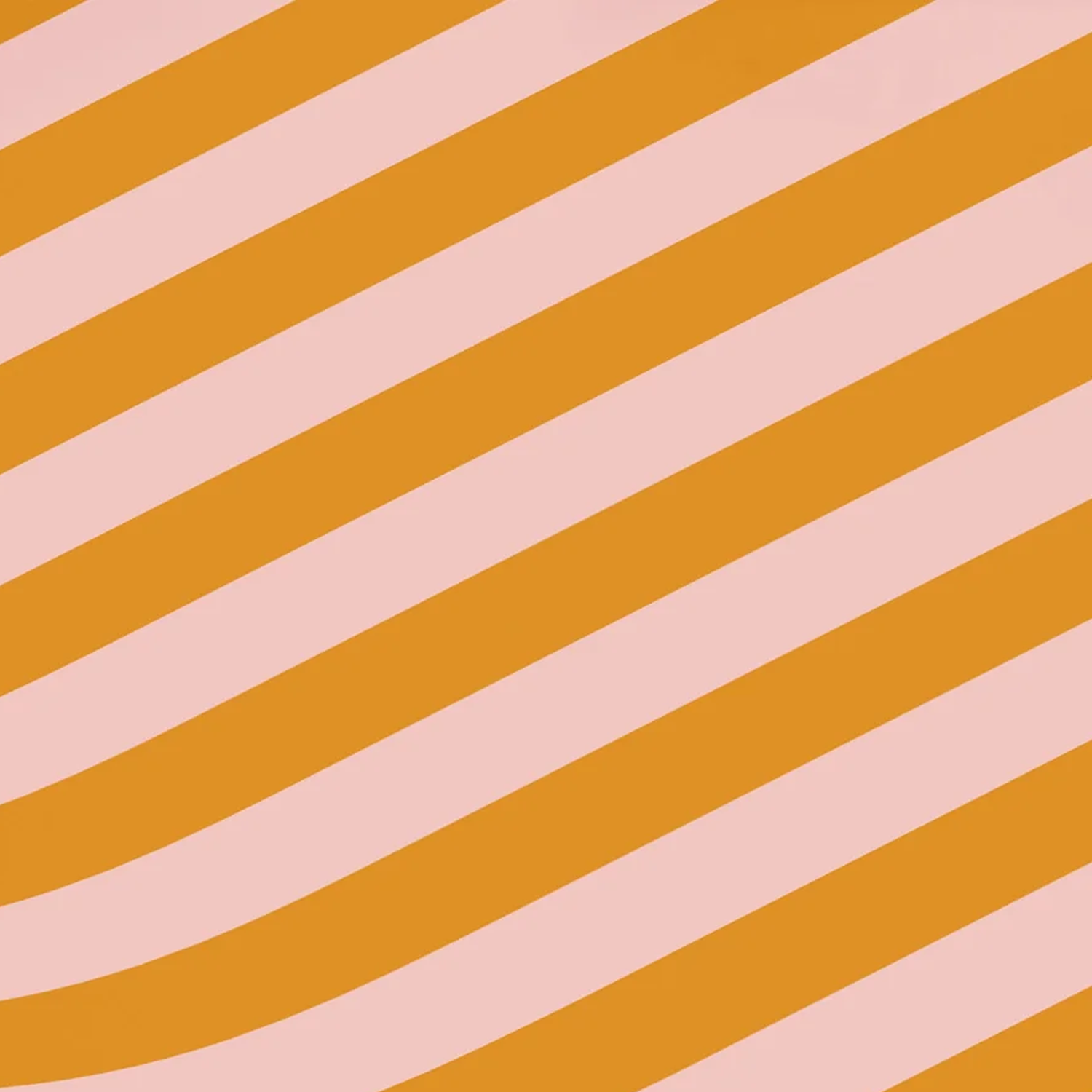 Cafe Stripe Pink & Mustard
