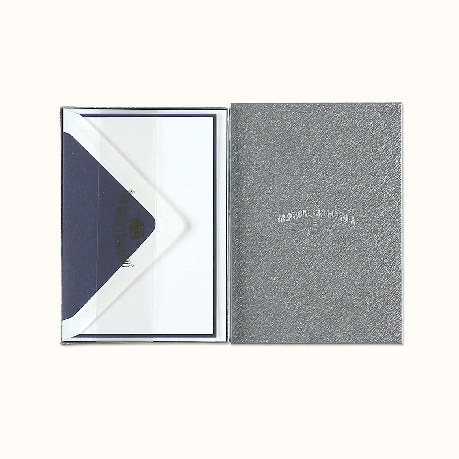 Original Crown Mill Navy and White Notecard Set