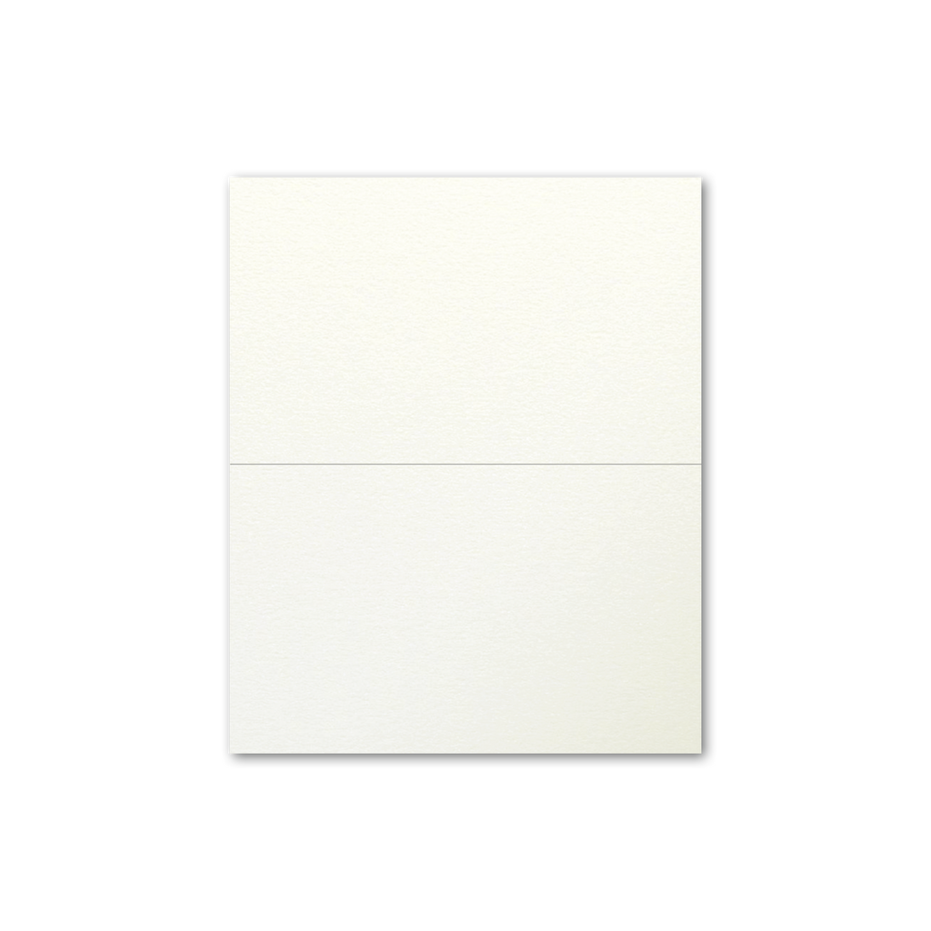 Folded Place Cards - Metallic Ivory