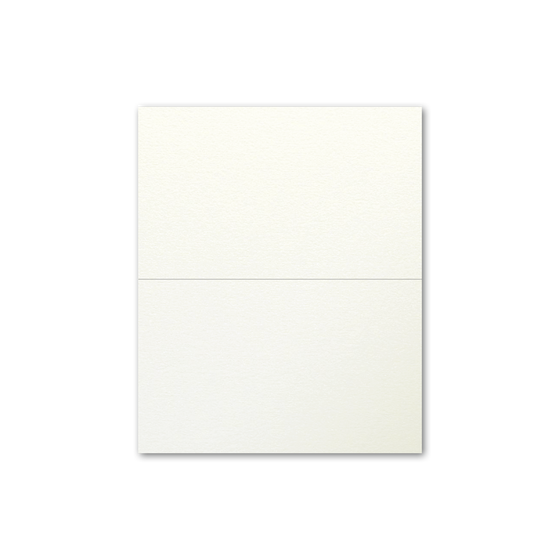 Folded Place Cards - Metallic Ivory