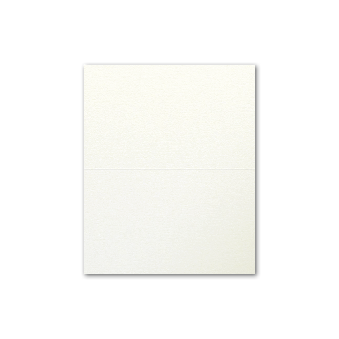 Folded Place Cards - Metallic Ivory
