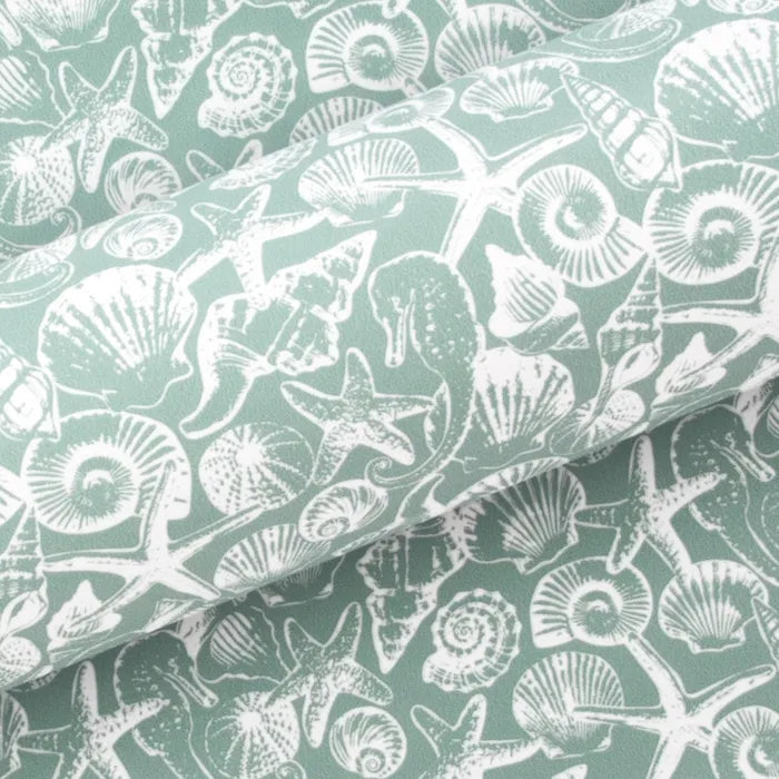 Seashells Slate Green