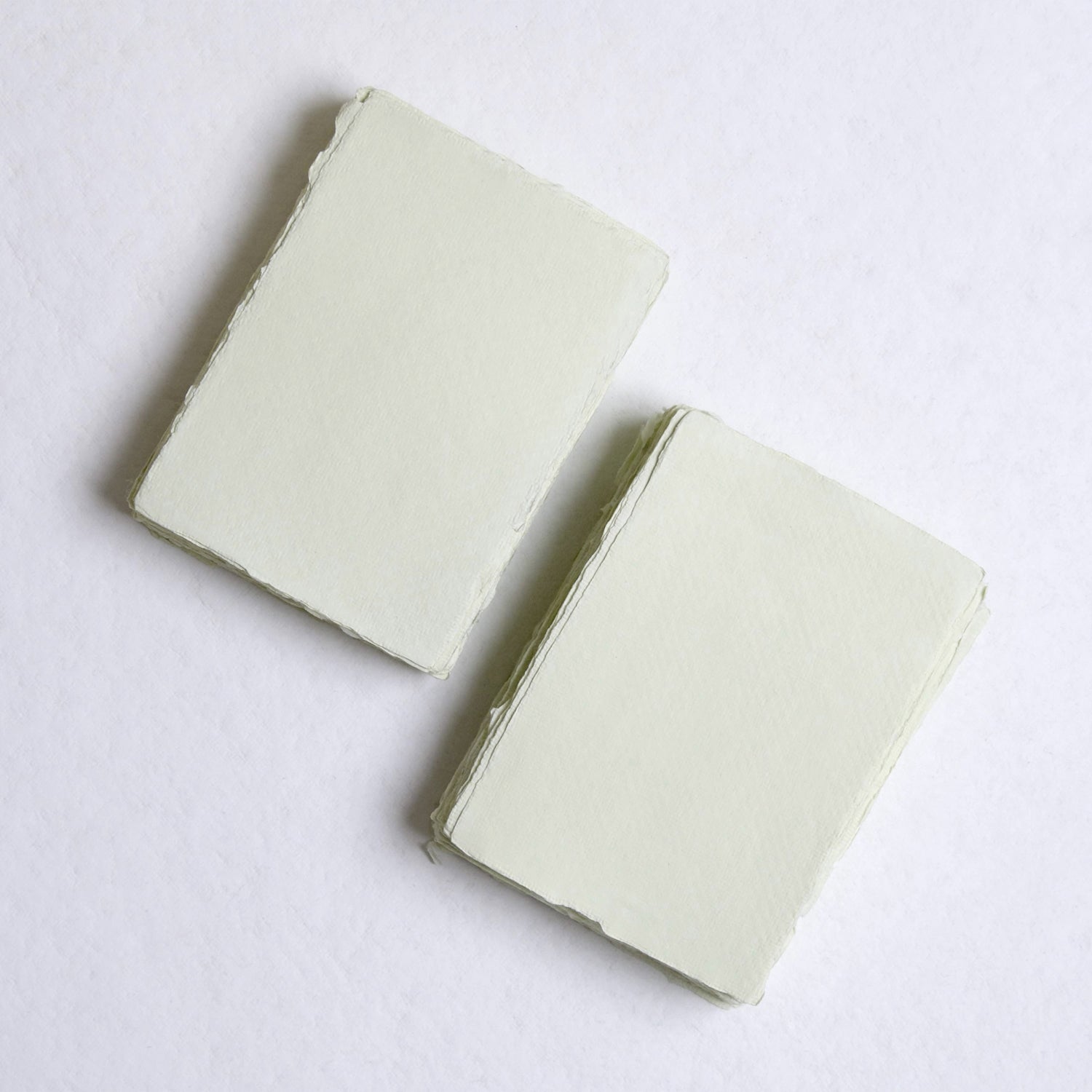 Spring Green Aura Handmade 4 Bar Cards