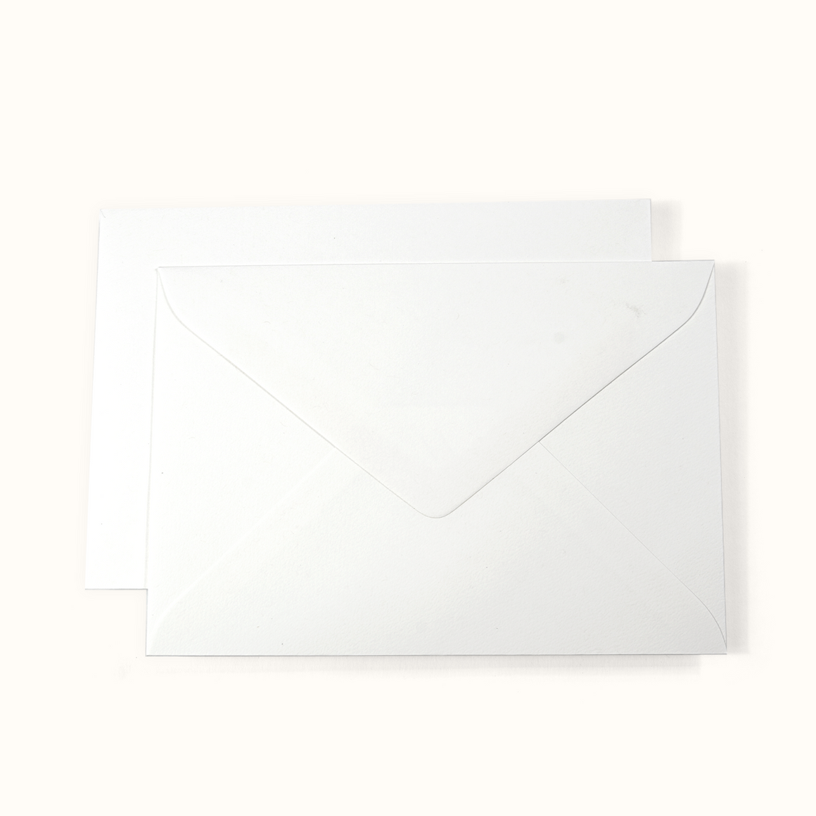 5x7 Felt White Envelopes