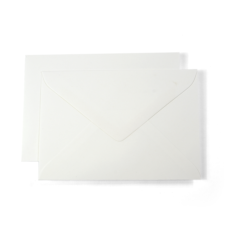 C5 Felt White Envelopes