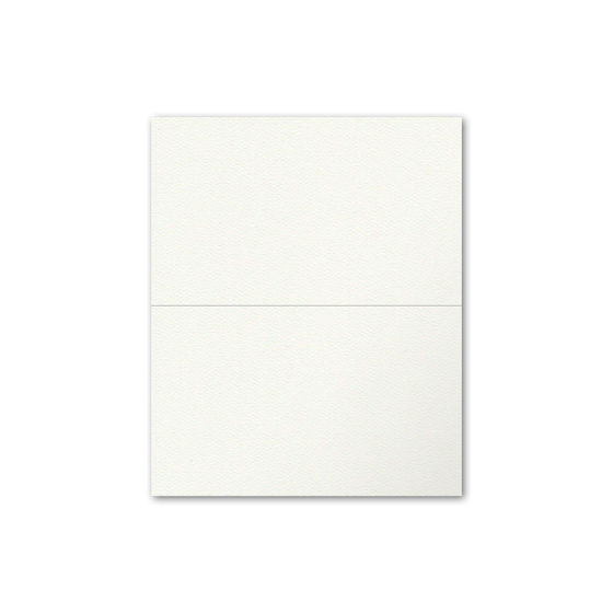 Folded Place Cards - Felt White