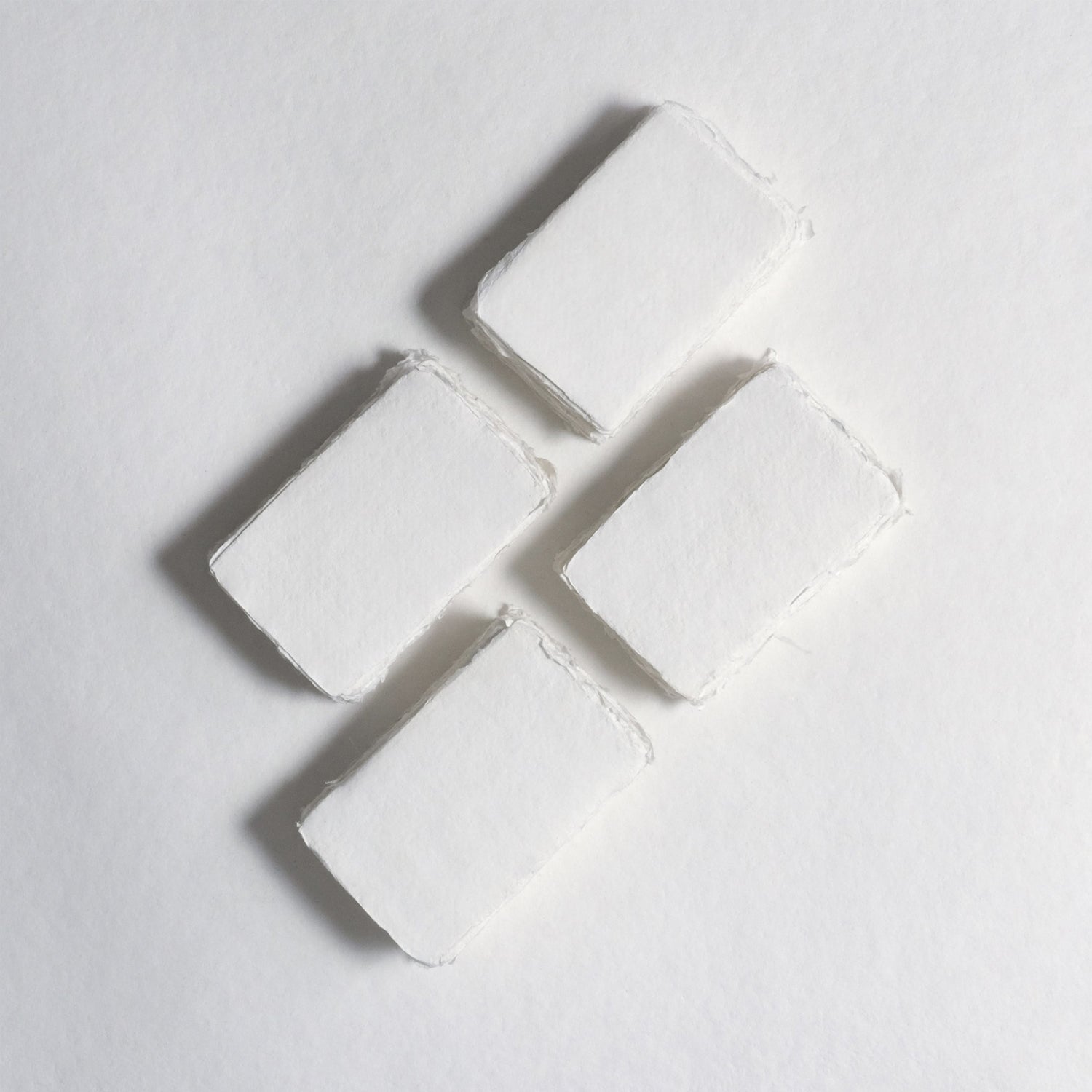 White Aura Handmade Place Cards