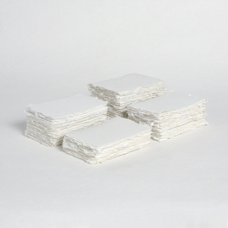 White Aura Handmade Place Cards