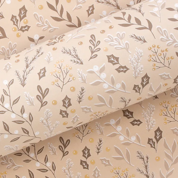 Leaves Latte Wrapping Paper