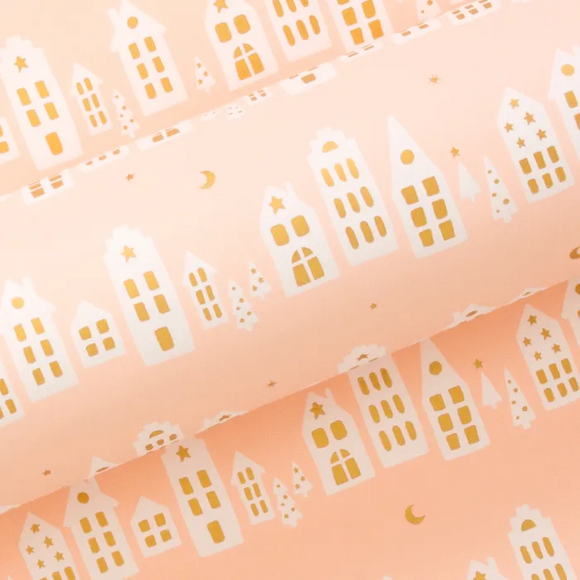 Village Blush Wrapping Paper