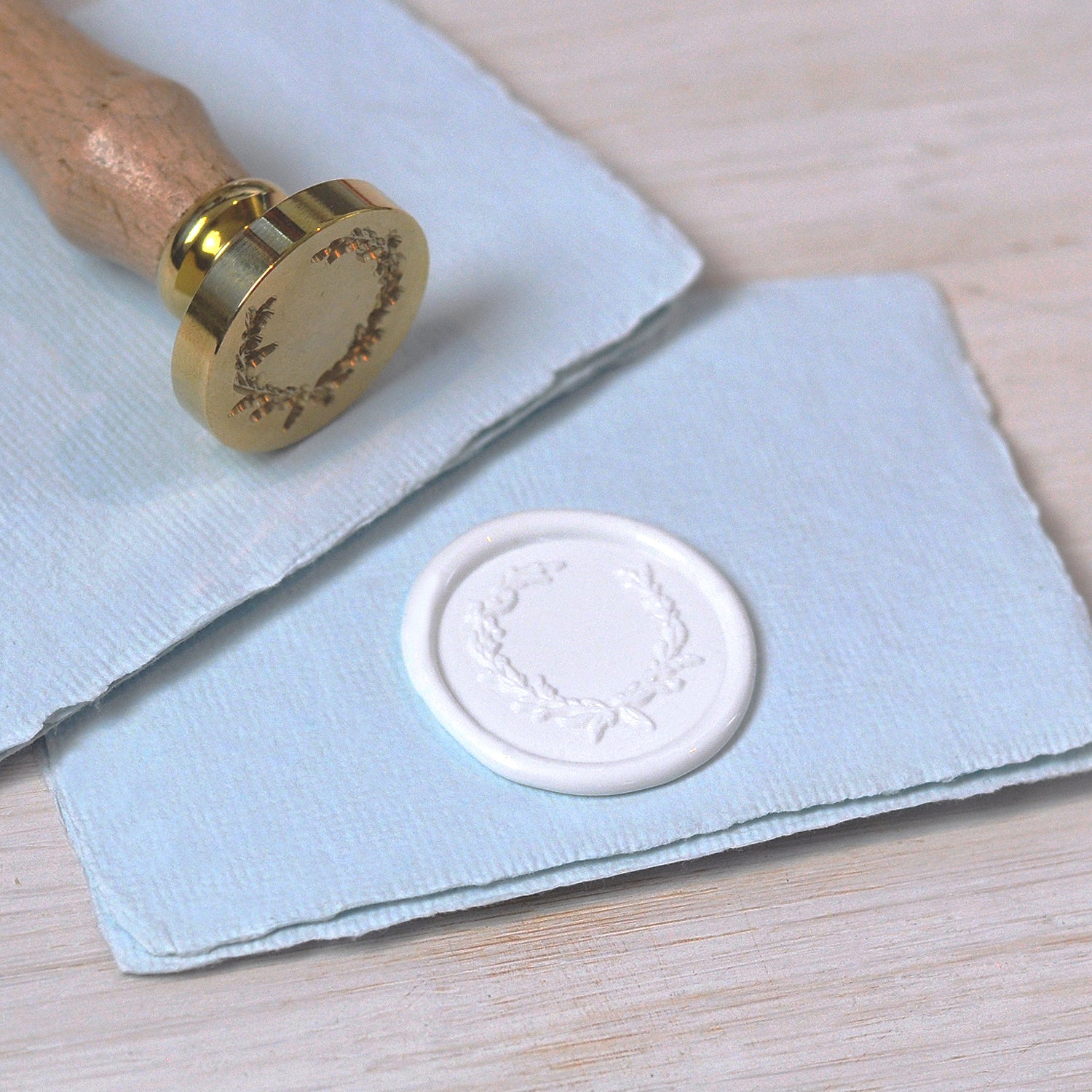 Wreath Wax Seal Stamp