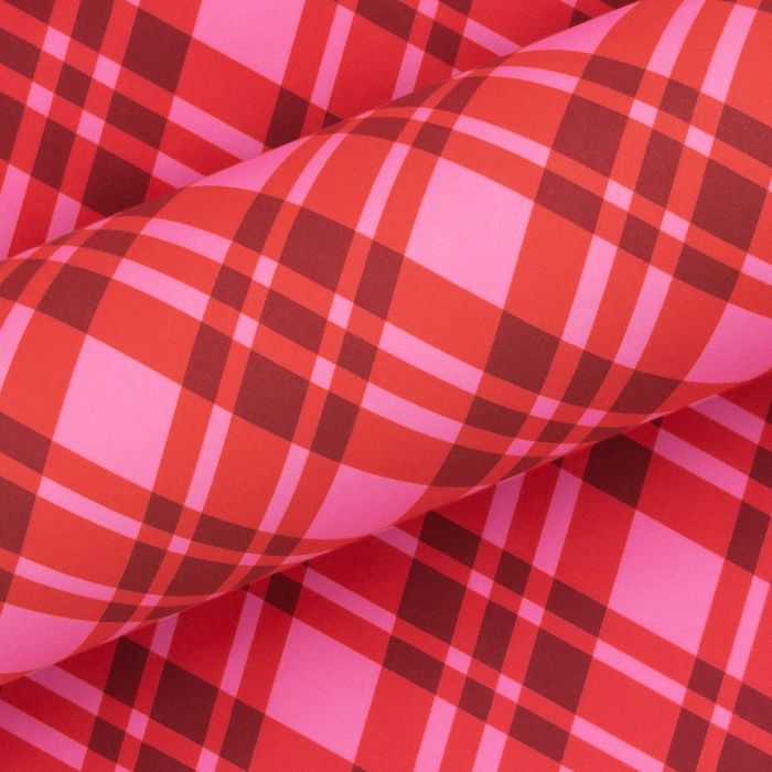 Plaid Bright Pink